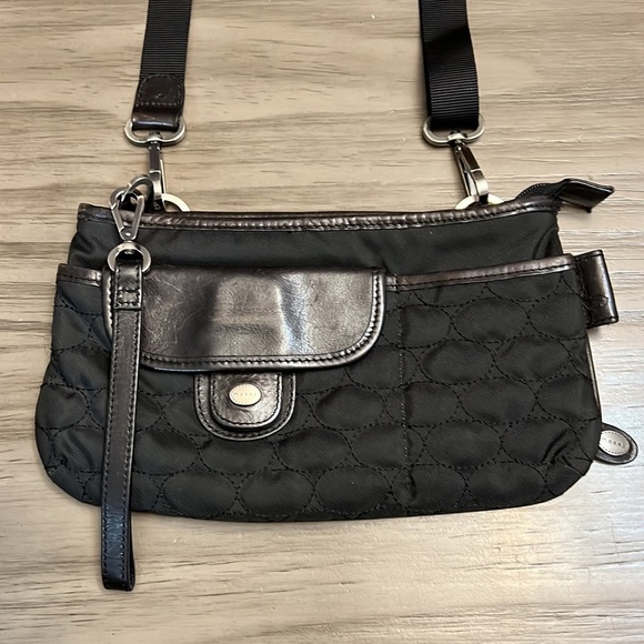 MOSEY BLACK ADJUSTABLE CROSSBODY/BELT BAG - Picture 6 of 16